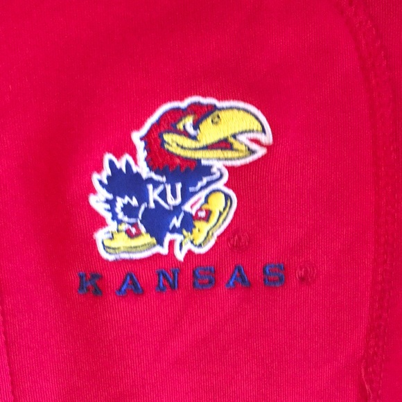 Women’s Large Kansas U 1/4 Zip Performance Shirt - Picture 3 of 8